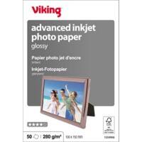 Office Depot Inkjet Fotopapier Glanzend 10 x 15 cm 280 g/m² Wit 50 Stuks
