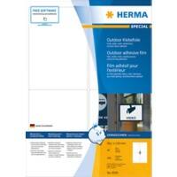 Étiquettes imperméables HERMA 9539 A4 Blanc 99,1 x 139 mm 40 Feuilles de 4 Étiquettes 9539
