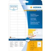 HERMA Correctie Etiketten 4226 Wit Rechthoekig A4 48,3 x 16,9 mm 25 Vellen van 64 Etiketten