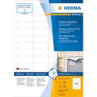 Étiquettes imperméables HERMA 9536 A4 Blanc 45,7 x 21,2 mm 40 Feuilles de 48 Étiquettes 9536