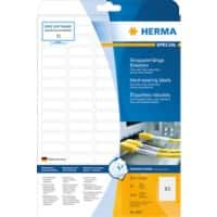 HERMA Laser Etiketten 8337 Klevend A4 Wit 37 x 13 mm  25 Vellen à 85 Etiketten