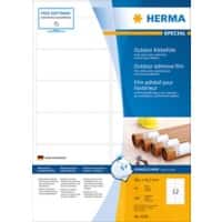 Étiquettes imperméables HERMA 9538 A4 Blanc 99,1 x 42,3 mm 40 Feuilles de 12 Étiquettes 9538