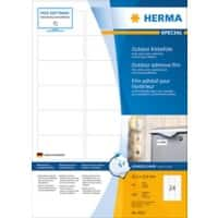 Étiquettes imperméables HERMA 9537 A4 Blanc 63,5 x 33,9 mm 40 Feuilles de 24 Étiquettes 9537