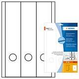 Étiquettes pour dos de classeur HERMA 4831 61 x 297 mm 25 Feuilles de 3 Étiquettes 4831