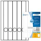 Étiquettes pour dos de classeur HERMA 5158 34 x 297 mm 25 Feuilles de 5 Étiquettes 5158