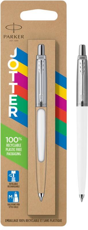 Parker Jotter Balpen Blauw Medium 0.5 mm Navulbaar