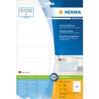 HERMA Laser Etiketten 8635 Klevend Wit 9,91 x 3,81 cm  10 Vellen à 14 Etiketten