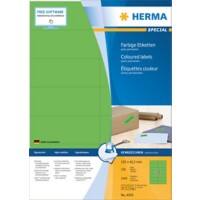 Étiquettes de couleur HERMA 4559 Vert Rectangulaires 105 x 42 mm 100 feuilles de 14 étiquettes 4559