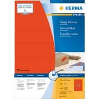 Étiquettes de couleur HERMA 4557 Rouge Rectangulaires 105 x 42 mm 100 feuilles de 14 étiquettes 4557