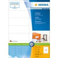 HERMA Multifunctionele Etiketten 4654 Wit Rechthoekig 105 x 39 mm 100 Vellen