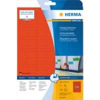 HERMA Laser Etiketten 4244 Klevend Rood 2,54 x 1 cm  20 Vellen à 189 Etiketten