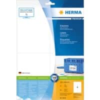 Étiquettes d'expédition HERMA 8630 Blanc Rectangulaires 105 x 148 mm 10 feuilles de 4 étiquettes 8630
