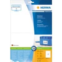 HERMA Laser Etiketten 8636 Klevend Wit 21 x 14,8 cm  10 Vellen à 2 Etiketten