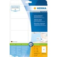 Étiquettes universelles HERMA Laser 5077 Adhésif Blanc 9,91 x 6,77 cm 25 Feuilles de 8 Étiquettes