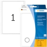 Étiquettes universelles HERMA 2580 Blanc Rectangulaires 100 x 149 mm 32 Feuilles de 1 Étiquette 2580