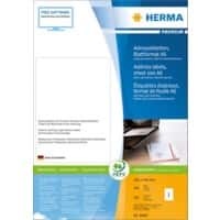 Étiquettes d'adresse HERMA Laser 8689 Adhésif Blanc 10,5 x 14,8 cm 800 Feuilles de 1 Étiquettes