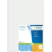 HERMA Laser Etiketten 8692 Klevend Wit 29,7 x 42 cm  100 Vellen à 1 Etiketten