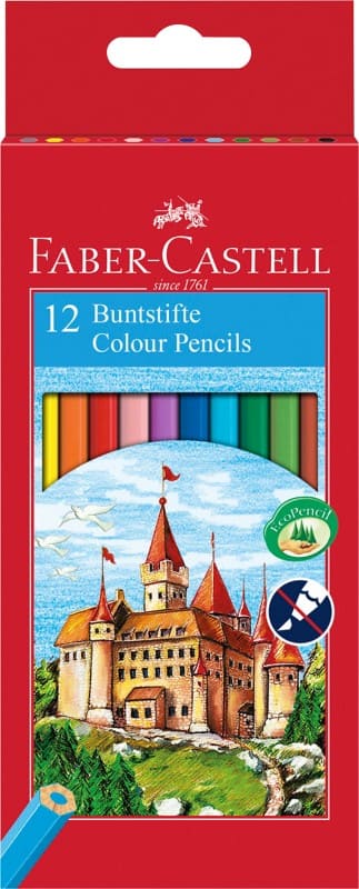 Crayons de couleur Faber-Castell Classic Colour Assortiment 12 Unités