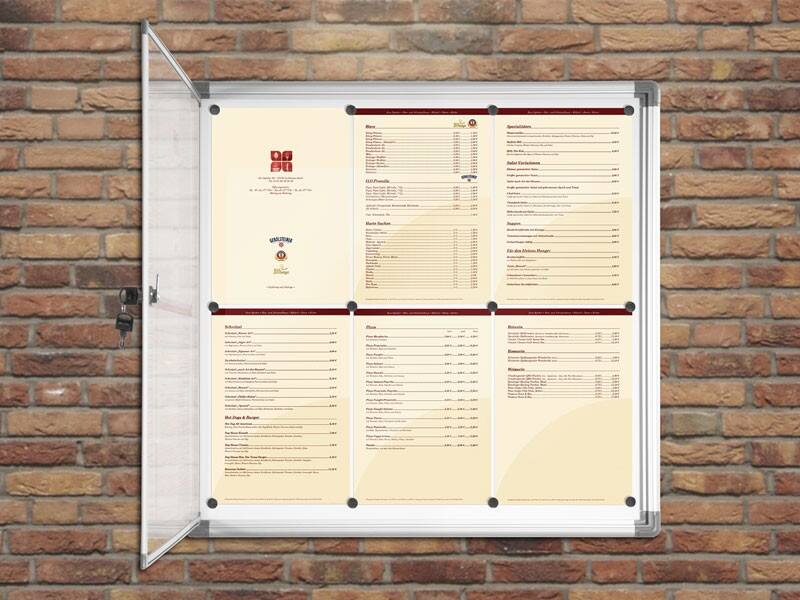 Office Marshal Mededelingenbord Wandmontage Email Zilver 620 x 660 x 15 mm