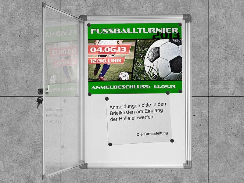 Tableau d'affichage office marshal Montage mural 44 (L) x 31 (H) cm Argenté