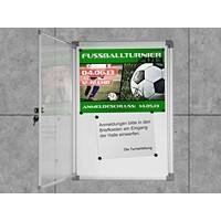 Tableau d'affichage office marshal Montage mural 44 (L) x 31 (H) cm Argenté