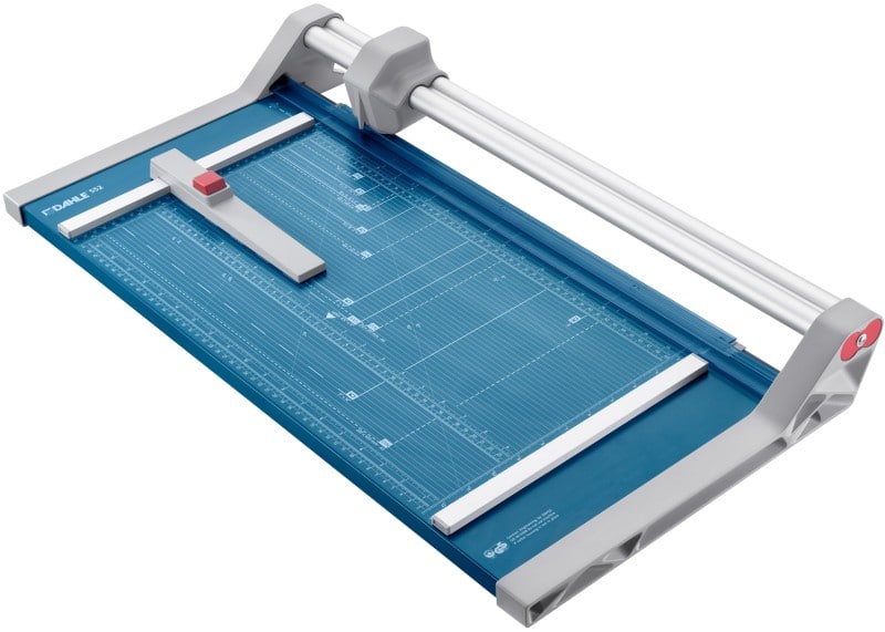 Dahle Professional Rolsnijmachine A3 510 mm Zelfslijpend stalen cirkelmes Blauw 20 Vellen