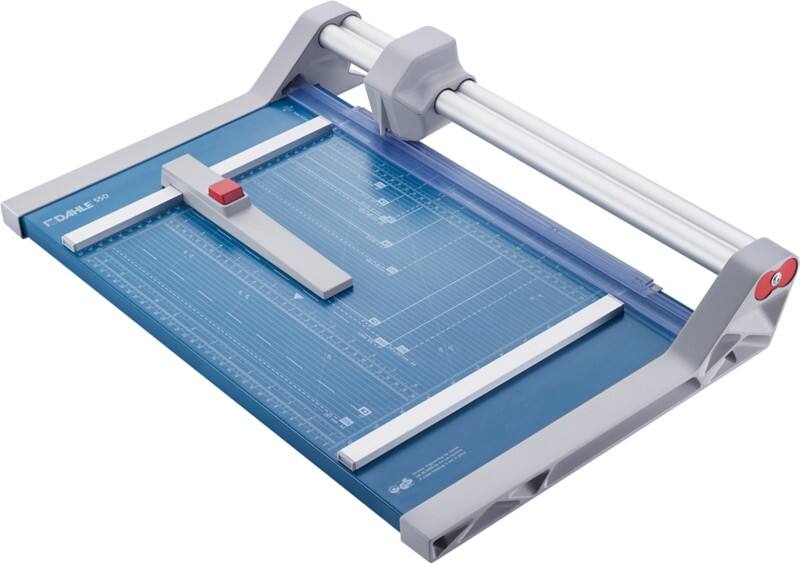 Dahle Professional Rolsnijmachine A4 360 mm Zelfslijpend stalen cirkelmes Blauw 20 Vellen