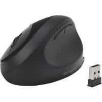 Souris ergonomique Kensington Pro Fit Dual K75404EU Sans fil Optique Pour droitier Nanorécepteur USB-A / Bluetooth Noir