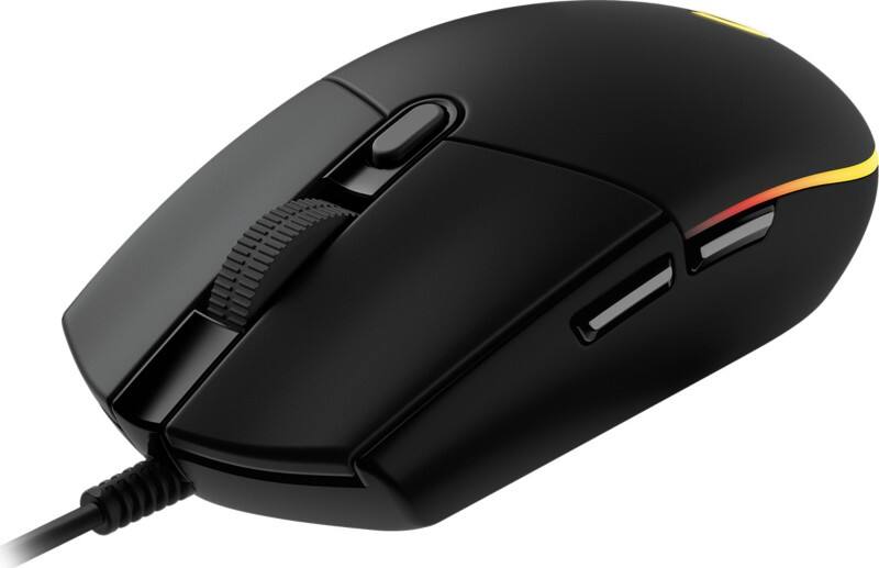 Souris gaming Logitech G102 LightSync Avec fil Sans Bluetooth Noir