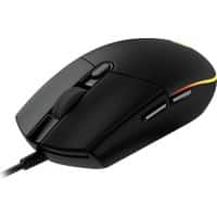 Souris pour gamer Logitech filaire avec 6 boutons G203 LightSync USB Noir