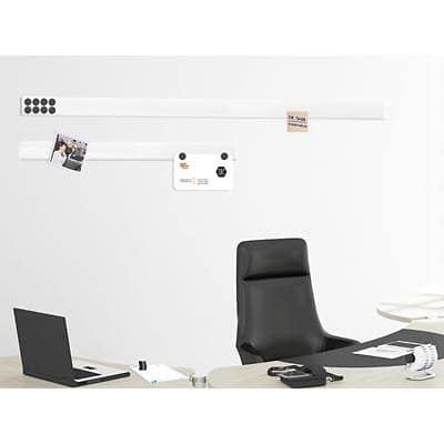 Barre magnétique master of boards 5 (l) x 100 (H) cm Blanc