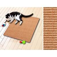 Tapis griffoir pour chat Casa Pura Sisal Terra Apricot 100 x 100 cm