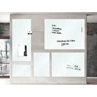 master of boards Lisbon Whiteboard 45 (B) x 30 (H) cm Wit