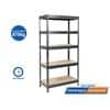 office marshal Stellingkast Grizzly Antraciet 1.200 x 600 x 1.800 mm