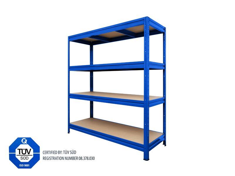 Étagère MAMMUT Mammut 4 étagères Acier 1500 x 800 x 2000 mm Bleu