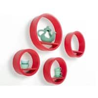 Casa Pura Wandrek Set 4 stuks Milano Rood