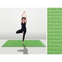 Tapis de yoga Casa Pura EVA vert 900 x 1900 mm