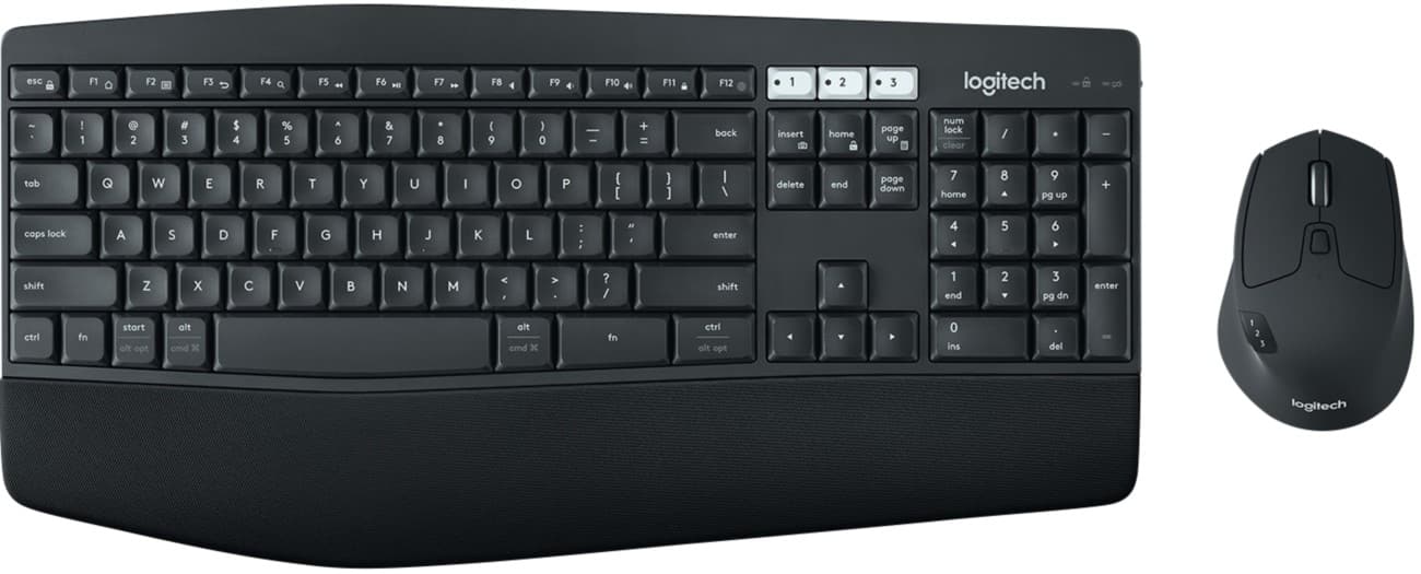 Clavier et souris Logitech MK850 Sans fil QWERTZ (DE) Noir
