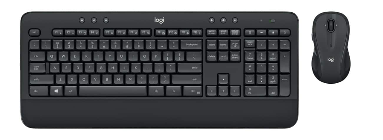 Ensemble clavier et souris sans fil Logitech QWERTZ (DE) MK545 Advanced Noir