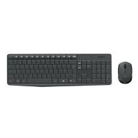 Set de clavier et souris sans fil Logitech MK235 QWERTY