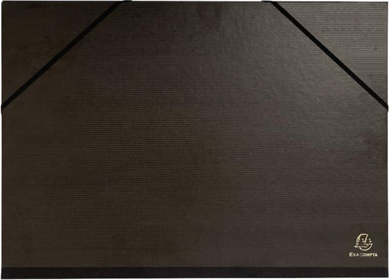 Cartons à dessin Exacompta 548015E Carton 320 mm x 450 mm Noir 4 unités
