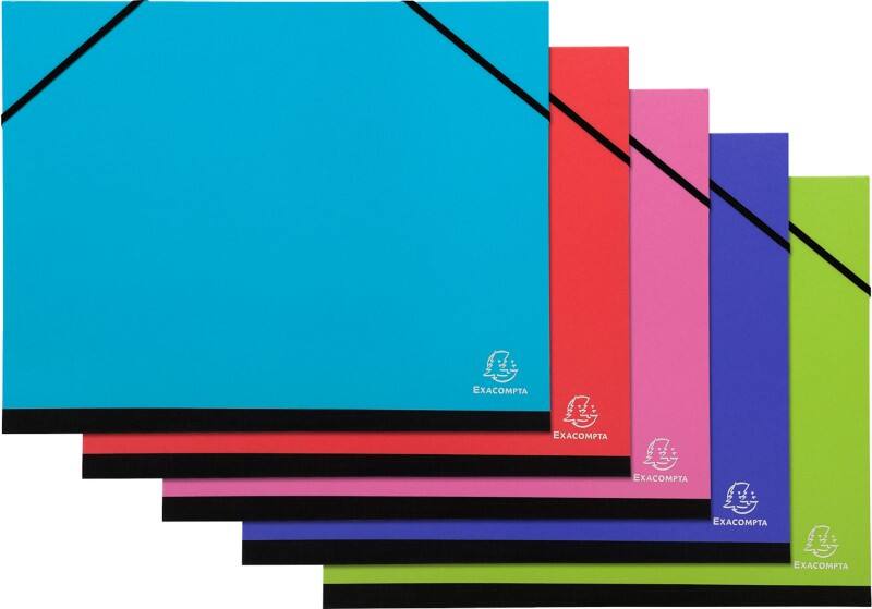 Cartons à dessin Exacompta 25629E Carton A4 Assortiment 5 unités