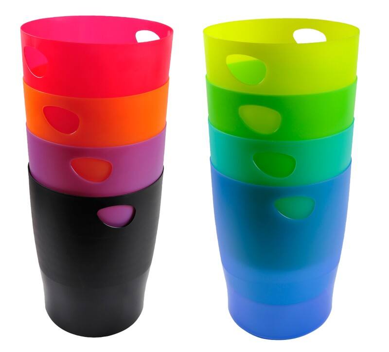 Poubelle Exacompta Ecobin 15 L Gris 8 Unités