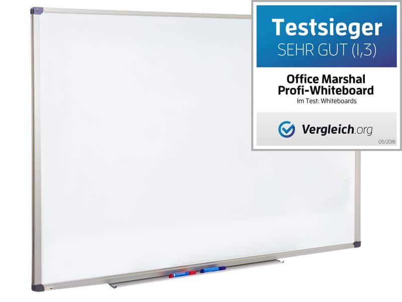 Office Marshal Whiteboard Profi Gelakt Wit 60 x 45 cm