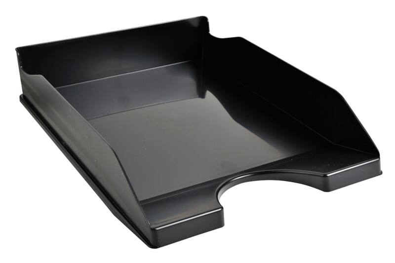 Corbeille à courrier Exacompta Ecotray 123014D Noir 10 unités