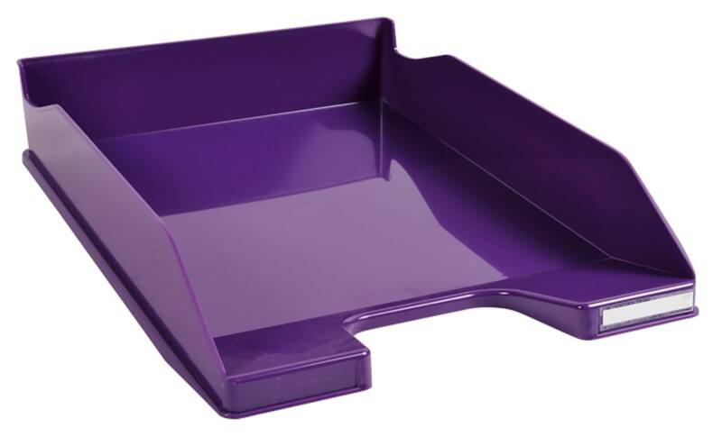 Corbeille à courrier Exacompta Combo Midi Violet 6 unités