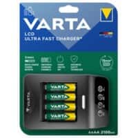 VARTA Chargeur de pile Ultra Fast et 4 piles AA rechargeables