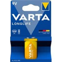 VARTA Batterij 6LR61 Longlife Extra Alkaline 9 V