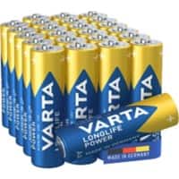 Piles alcalines VARTA High Energy AA 24 unités