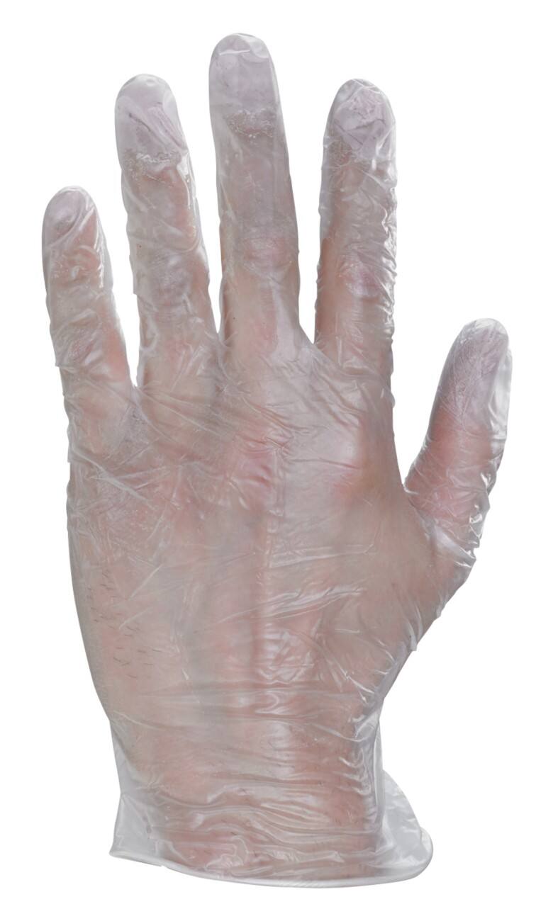 Gants médicaux GATAMO Jetable Vinyle Taille L Transparent 100 Unités